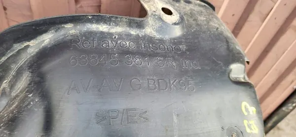 Vasemman etupyörän kaari Renault Megane III 638453816R image 4