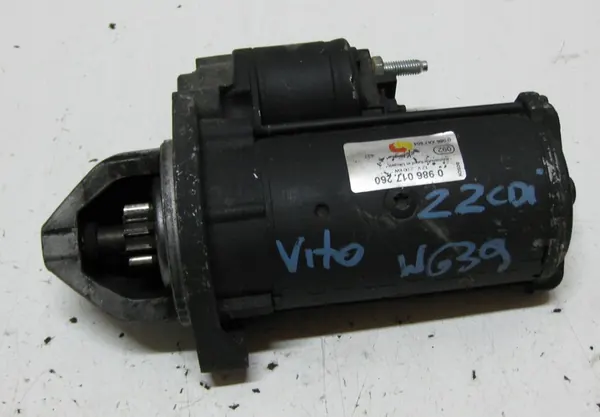 MERCEDES VITO W639 08R MOTOR DE ARRANQUE 0986017260 image 2