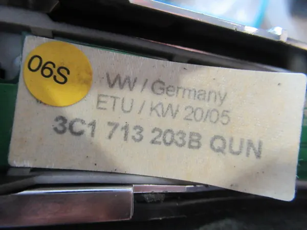 Pookknop OEM 3C1713203B voor VW Passat B6 image 3