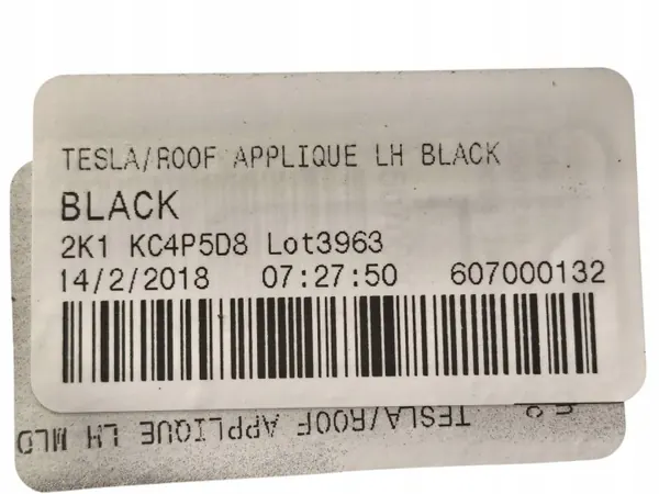 Moldagem teto Tesla S OEM 607000132 - Usado image 6