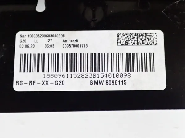 Persiana Techo Panorámico BMW Completa OEM 23R image 8