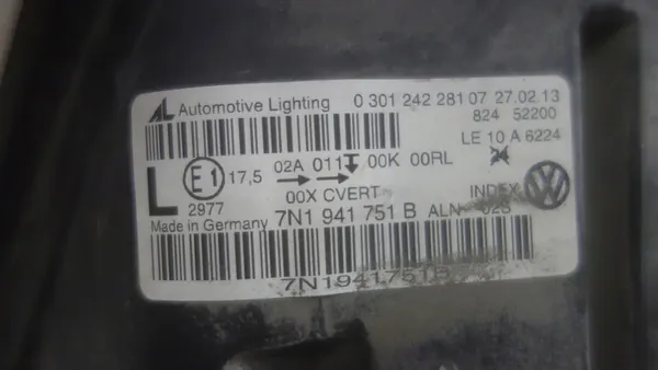 Farol Xenon LED esquerdo VW Sharan 7N1 image 9