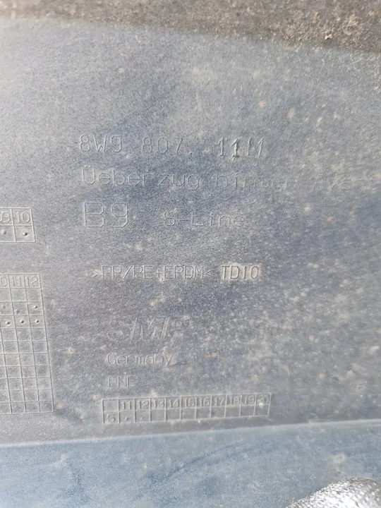 AUDI A4 B9 8W9 S-LINE Parachoques Trasero Kombi image 8