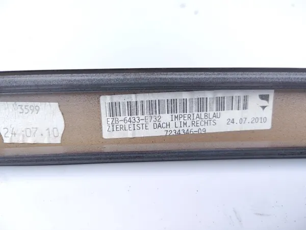 Taklistset OEM 7234346 BMW F10 Imperialblå image 5