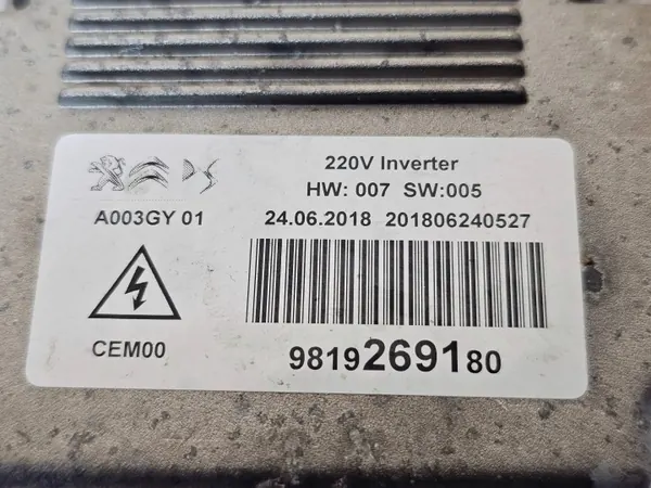 OEM 9819269180 Inversor Opel 220V para Grandland X 2019 image 4