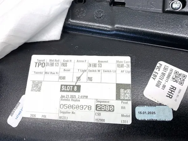 Oikea Takaoven Panel OEM LORK-2065-141906 image 4