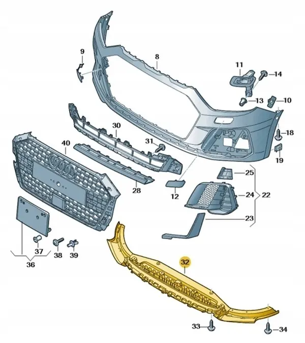 AUDI A1 II 82A Framskärm 82A807611A image 4