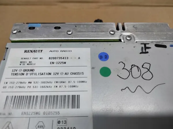 Renault OE Radion Viritin OEM 8200735413 - Käytetty image 5