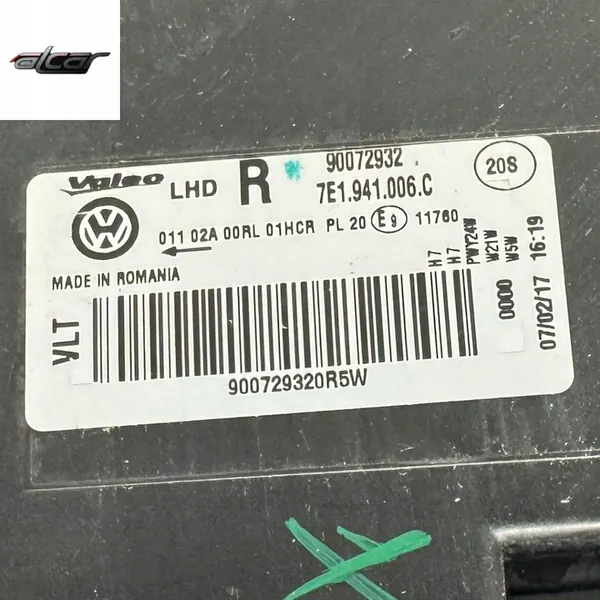 Farol Direito Volkswagen Transporter T6 image 6