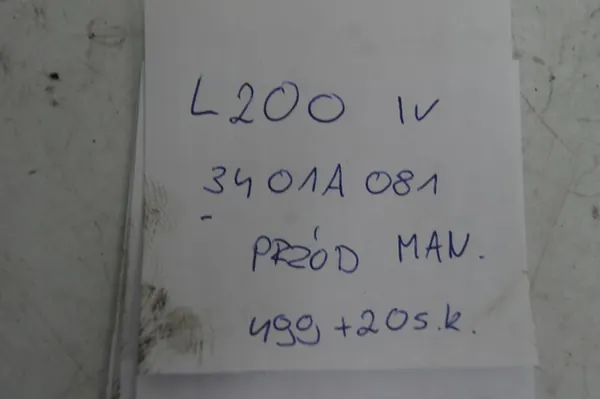 Framdrivningsaxel Mitsubishi L200 IV 2.5 DID OEM 3401A081 image 7