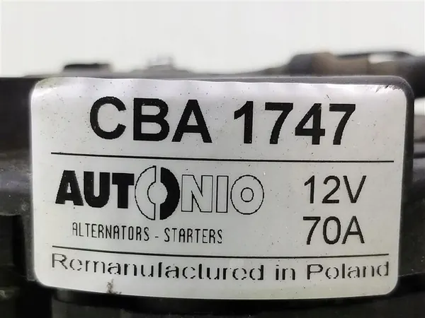 Alternador Opel Meriva A I 1.4 16V 70A CBA1747 image 2