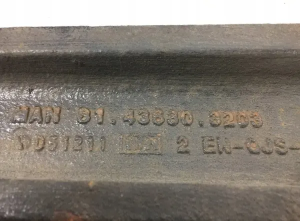 Support de ressort pneumatique MAN OEM 81436303203 Essieu moteur gauche image 5