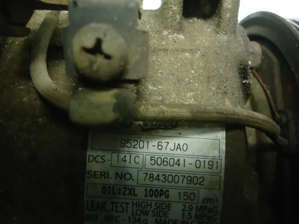 Suzuki Grand Vitara 1.9 DDiS AC-kompressor OEM 95201-67JA0 image 3