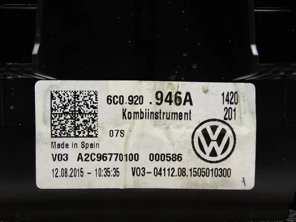 Velocímetro VW Polo V 6C GTI OEM A2C96770100 image 8