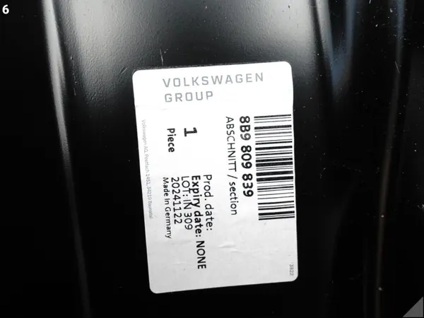 OEM 64568166 Linker B-pilaarafdekking Audi A5 S5 image 7