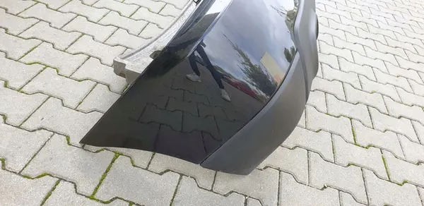 KIA Sportage 2 parachoques trasero negro + absorvedor OEM image 7