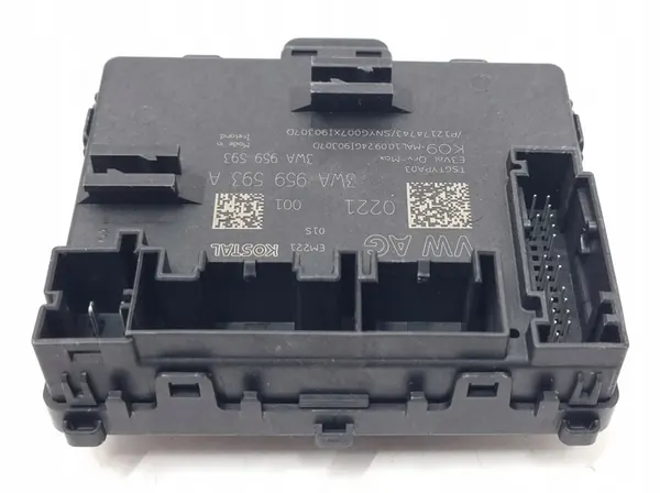Módulo de puerta del conductor Audi VW 3WA959593A image 5
