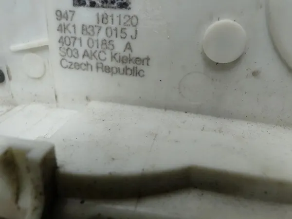 Vordertürschloss Audi A6, S6, A7, S7 4K1837015J image 3