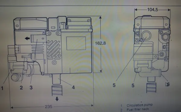 Webasto Thermo Top C 5KW 40W Pilot - OEM webasto benzyna thermo top c image 9