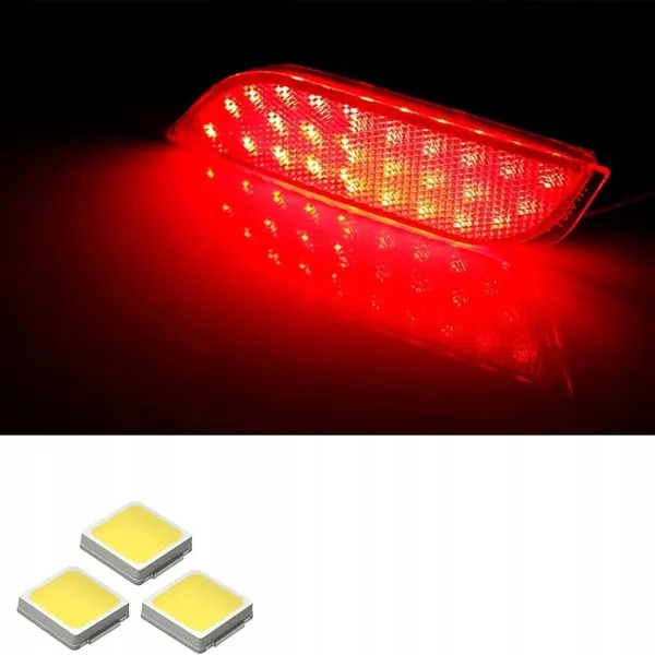 Reflector de parachoques LED 26-SMD IJDMTOY - Compatible con Subaru image 3