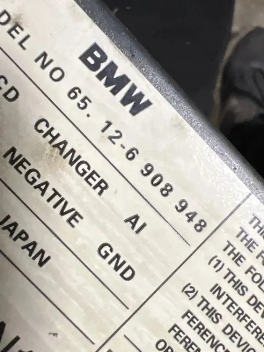 Trocador CD/DVD BMW OEM 65126908948 para Série 5 E39 image 5