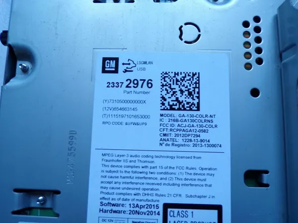 Gebrauchtes Opel Mokka Radio OEM 23372976 image 3