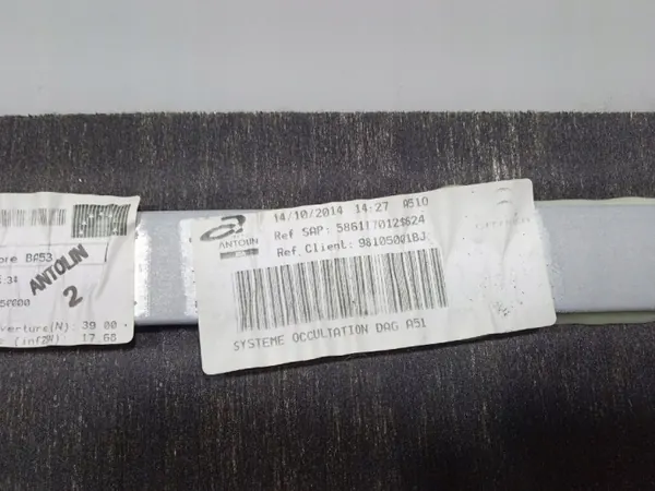 Citroen C3 II Store Toit Panoramique OEM 96839725 image 9