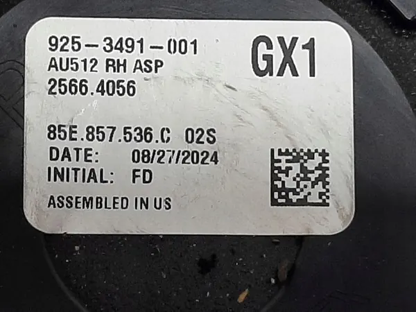 Insert Miroir Droit Audi A5 B10 OEM 85E857536C image 5