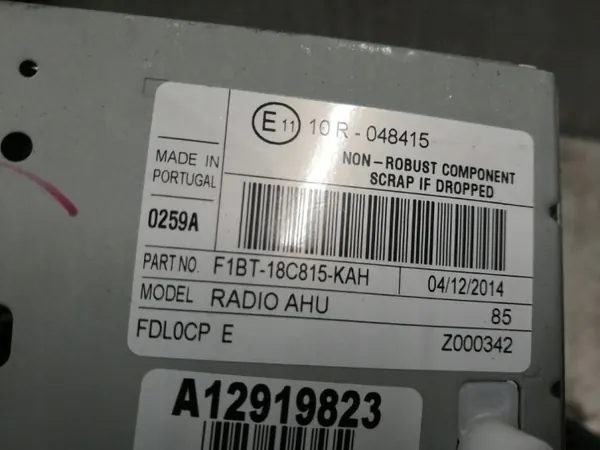 Radio Navigation Ford Focus MK3 OEM F1BT18C815KAH image 3