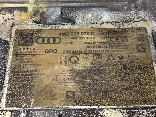 OEM 4M2035070C Audi A6 C8 Lecteur Multimédia Stéréo image 5