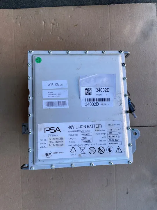 Batterie Hybride 48V Peugeot OE 10Ah Li-ion Occasion image 3
