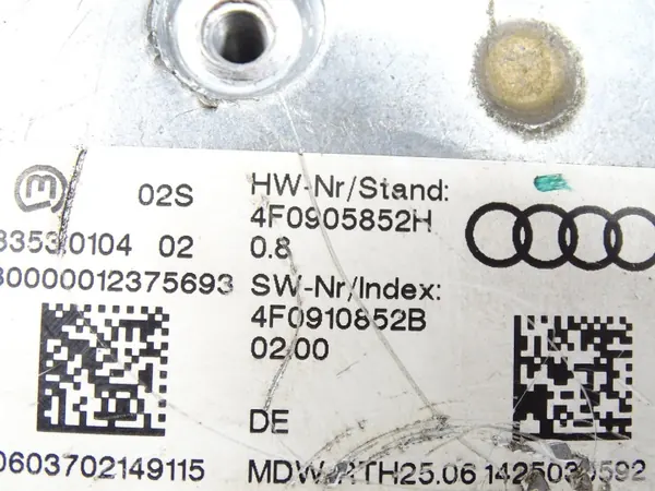 AUDI A6 C6 LIFT Ohjauspylvään lukko 4F0910852H image 3