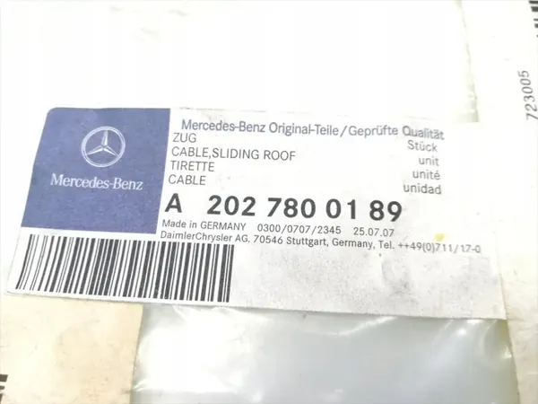 Mercedes-Benz C-Class kattoluukumoottori OEM A2027800189 image 5