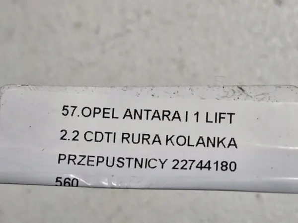 OEM 22744180 Coude d'échappement pour Opel Antara 2.2 CDTI image 8