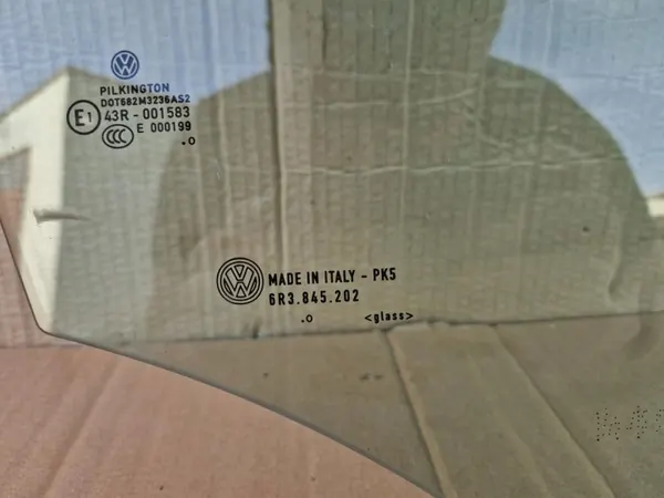 Cristal Puerta Derecha VW Polo 6R OEM 6R3845202 image 3