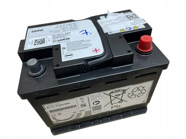AGM-batteri OEM 9364591 12V 60Ah för BMW image 2