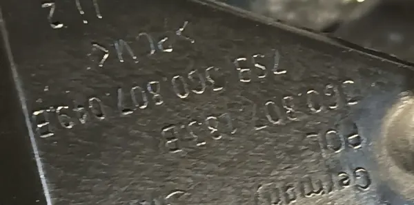 Scivolo di supporto paraurti anteriore sinistro per VW PASSAT 3G B8 image 3