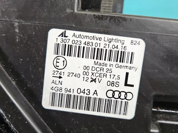 Linker Bixenon Scheinwerfer Audi A7 S7 4G 10-14 OEM 4G8941043A image 7