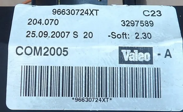 Gecombineerde Schakelaar Peugeot 207 96630724XT image 5