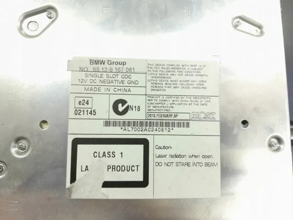 Trocador CD BMW X6 E71 Peça OEM 9167081 image 6