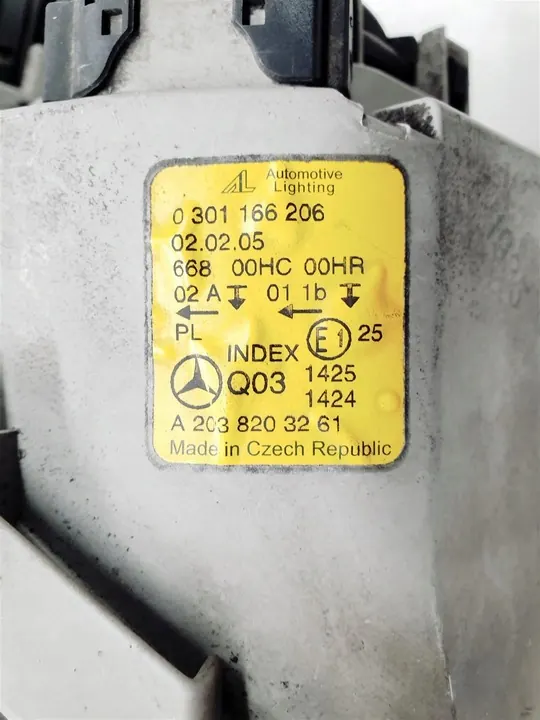 Rechter koplamp Mercedes C-Klasse W203 Lift 04-06 OEM image 8