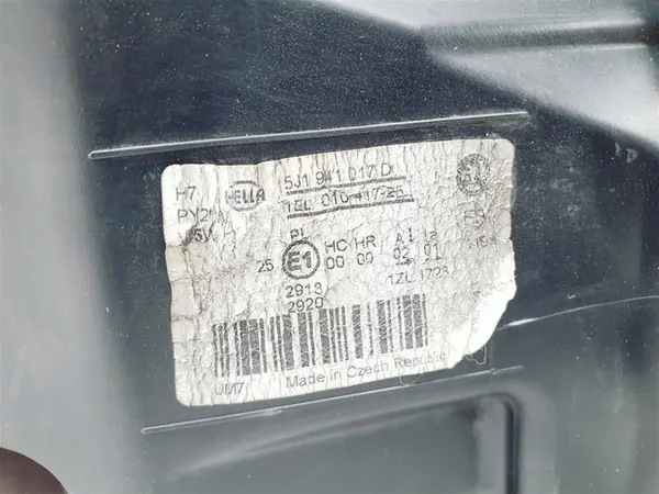 SKODA FABIA II LIFT Farol Esquerdo Lente OEM image 8