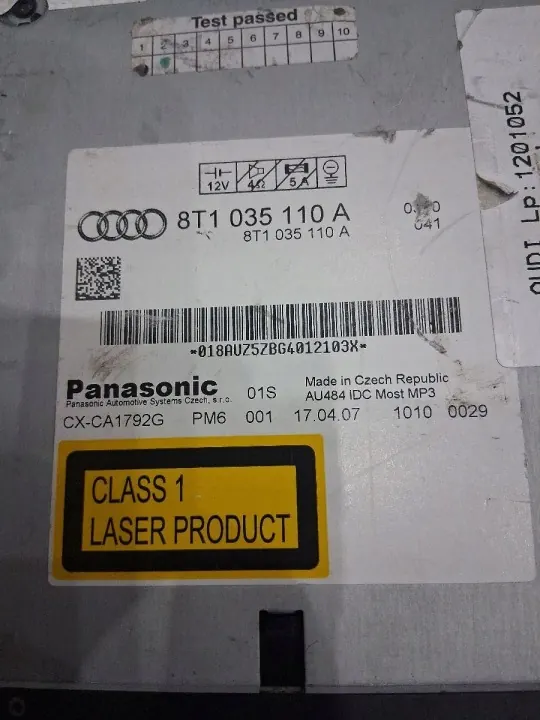 Trocador CD Audi OEM 8T1035110A - Estado usado image 5