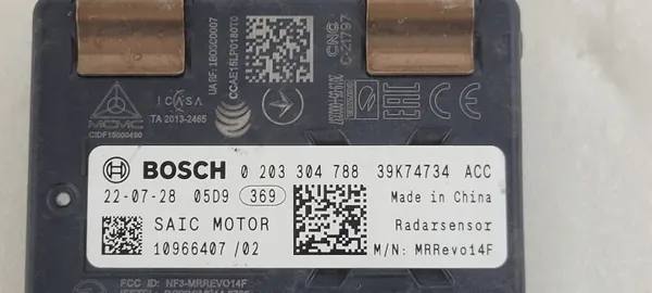 Radarsensor OEM 10966407 für MG ZS ACC-System image 3