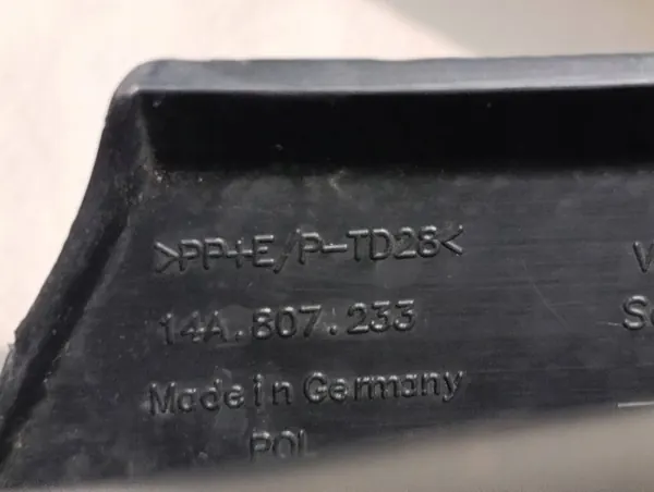 Luftansaugschlitten Links VW ID.7 OEM 14A807233 image 5