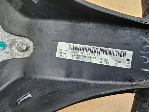 OEM 2044603303 Musta nahka ohjauspyörä Mercedes W204 image 10