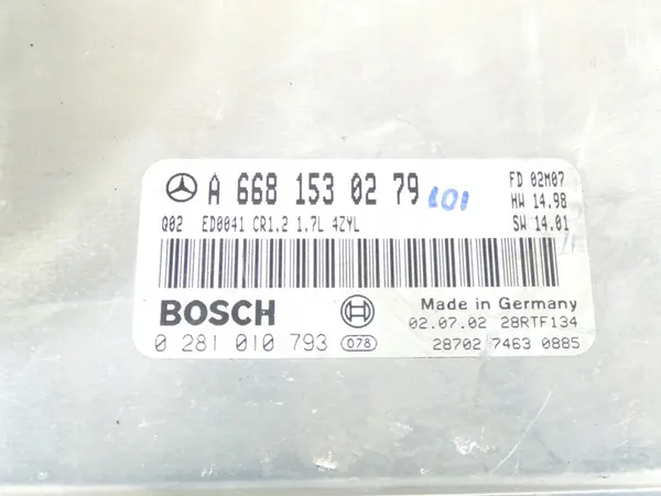 ENSEMBLE DE DÉMARRAGE MERCEDES W168 1.7CDI image 5