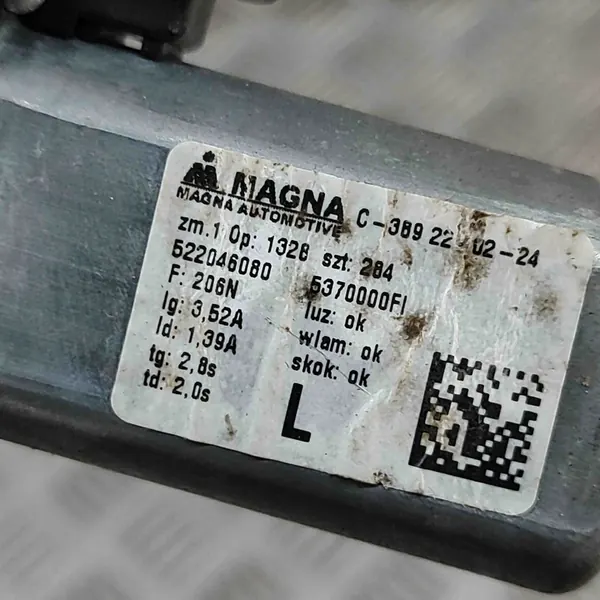 Elevador de vidro dianteiro esquerdo Fiat 500 2024 com motor image 7