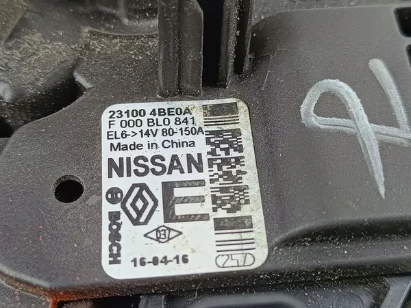 Vaihtovirtageneraattori Nissan X-Trail 2016 OE 23100-4BE0A image 6