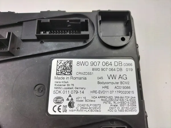 Module de confort Audi A4 B9 OE 8W0907064DB image 3